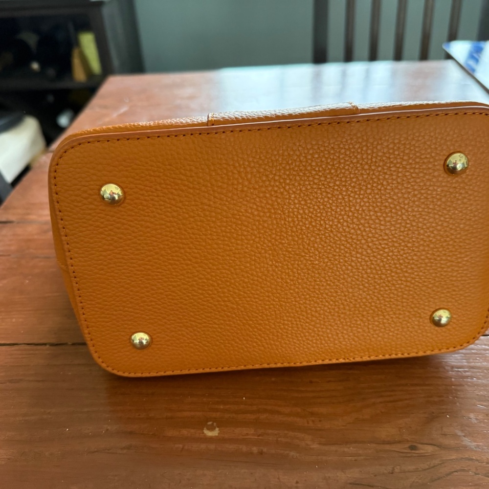 Pom Pom Orange Lambeth Bag - Picture 4 of 6